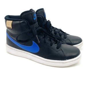 Nike Court Royale 2 Mid 'Black Game Royal' Sneakers (Sz 7.5)